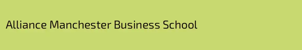 Alliance Manchester Business School